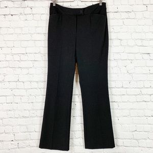 White House Black Market Slim Boot Pant Black 6S